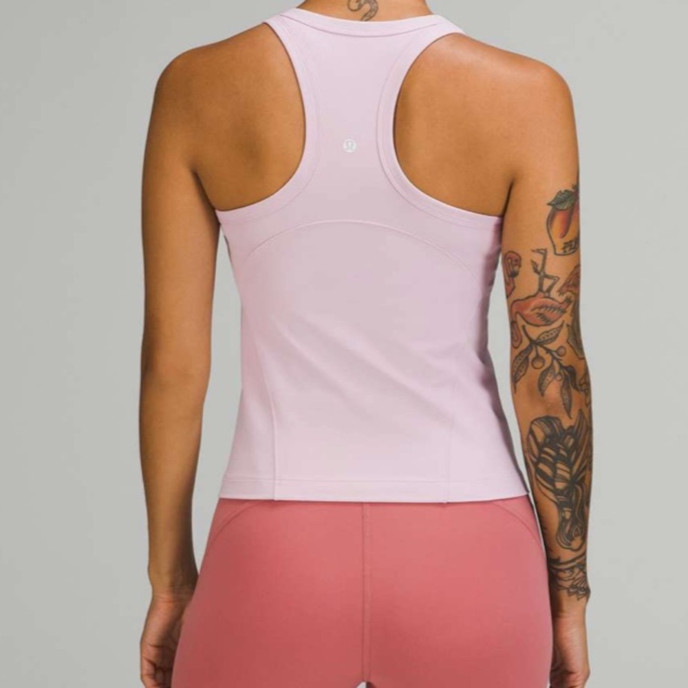 Lululemon Align Waist Length Racerback Tank Top- Pink Peony - Picture 2 of 4